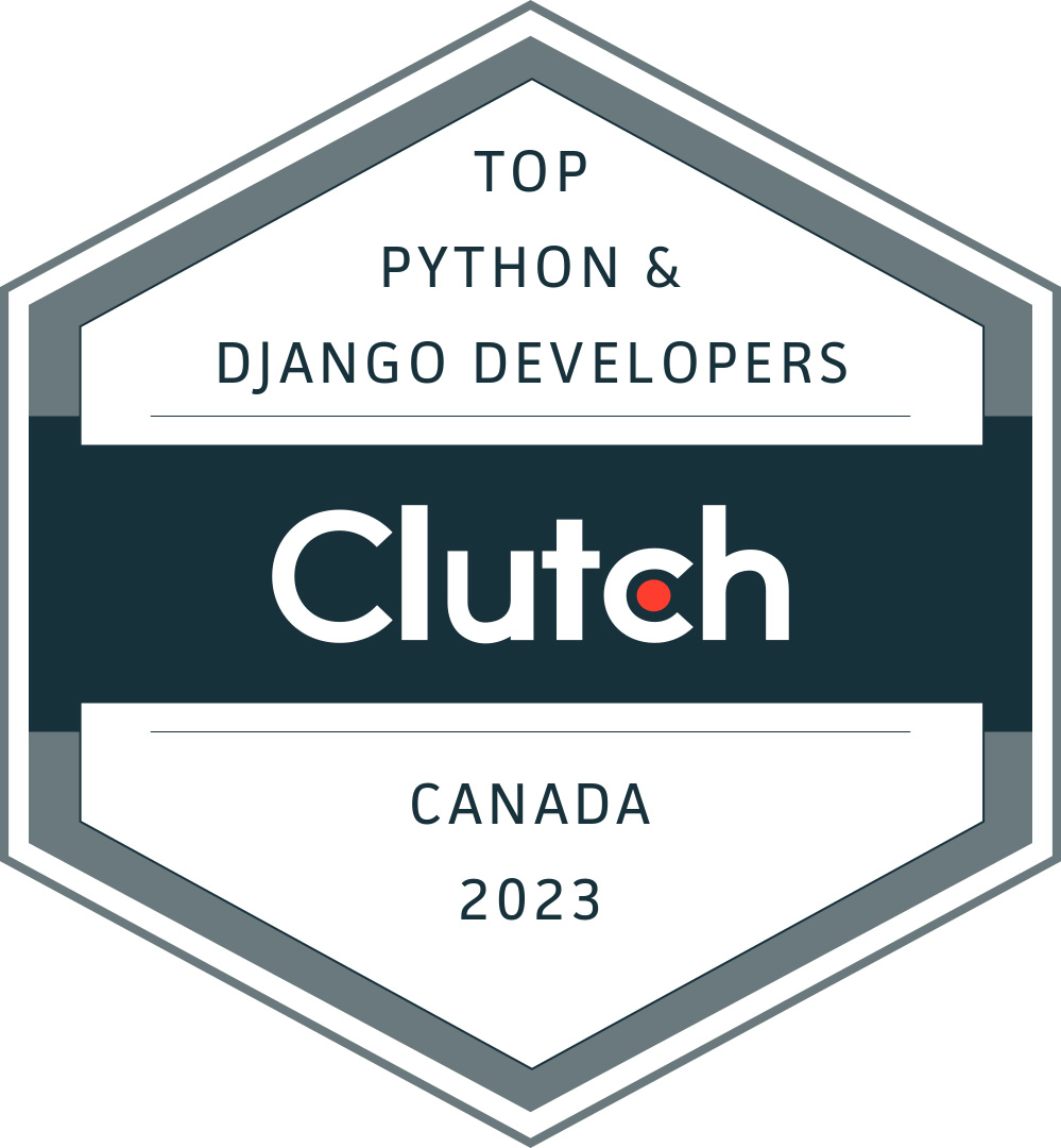 Pieoneers is recognized as the 2023 Top Python & Django Developer in Canada by Clutch
