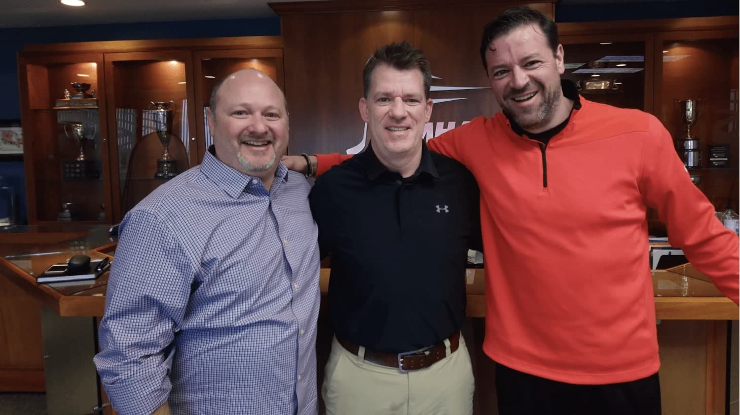 Rich & Mike with OMHA Executive Director Ian Taylor.