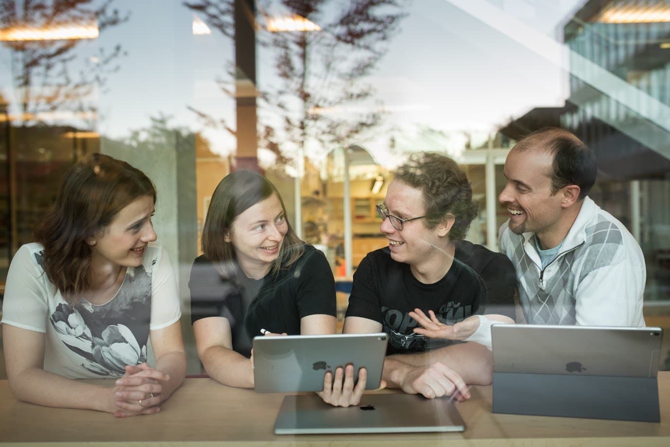 Pieoneers product and engineering team in a work session, the kind of cohesion new hires take time to build.