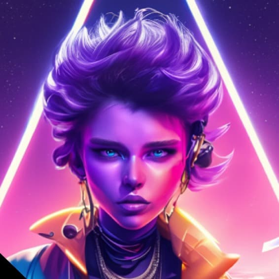 Vex avatar Zero in the Violet Surge style
