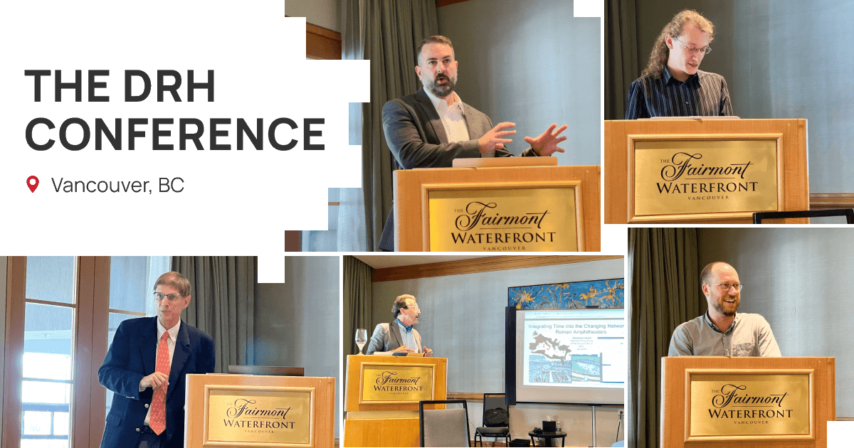 The DRH conference speakers including Caleb Simmons, Logan Born, Keith Knapp, Sebastian Heath, Willis Monroe.