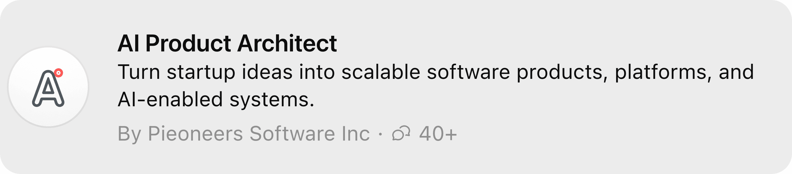 AI Product Architect By Pieoneers Software