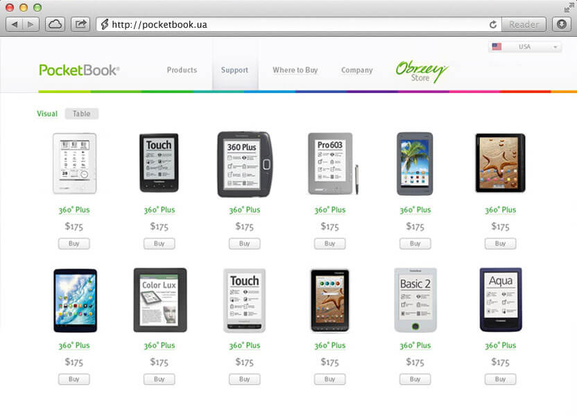 PocketBook Interface screenshot 4